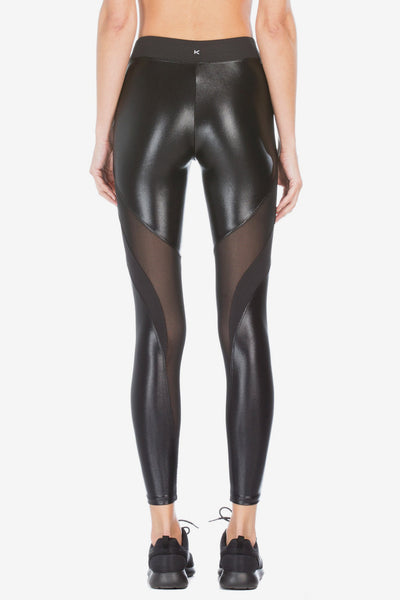 Koral top leather leggings