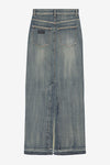 Tint Edge Denim Maxi Skirt - Tint Wash