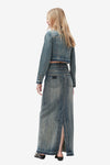 Tint Edge Denim Maxi Skirt - Tint Wash