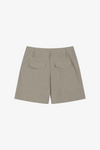 Tuck Point Turn-Up Shorts - Khaki