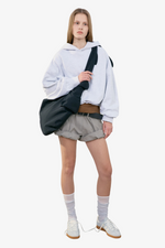 Tuck Point Turn-Up Shorts - Khaki
