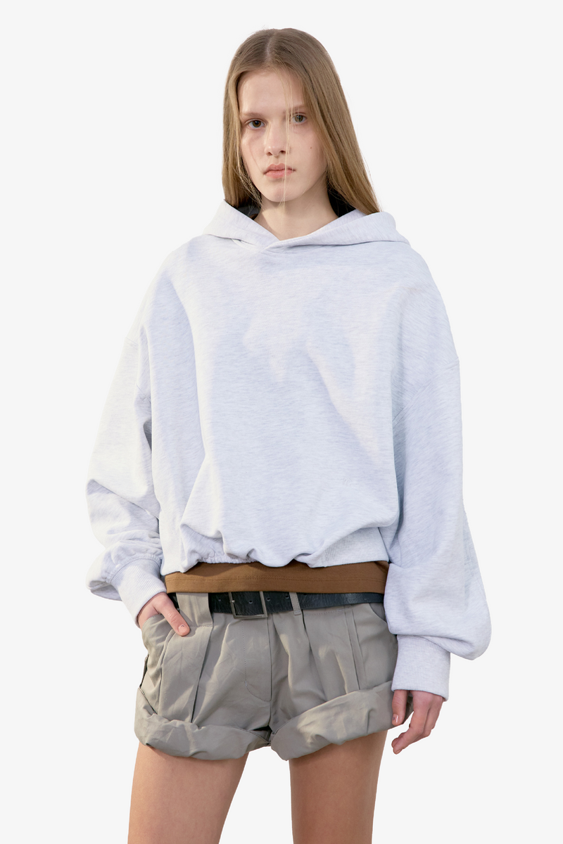 Tuck Point Turn-Up Shorts - Khaki