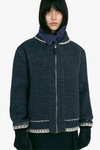 Cowichan Wool Knit Cardigan - Charcoal