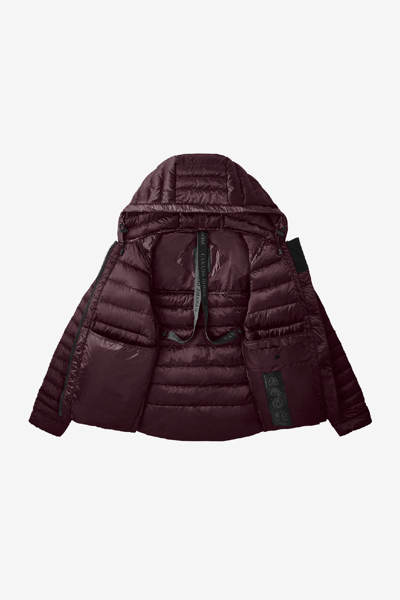 Roxboro Hoody－Black/Bordeaux