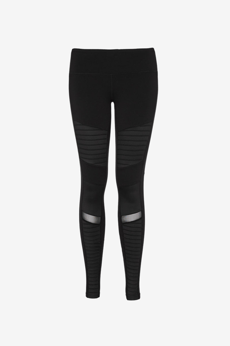 Moto Legging - Black/Black Glossy