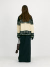 Jacquard Knit Sweater - Black