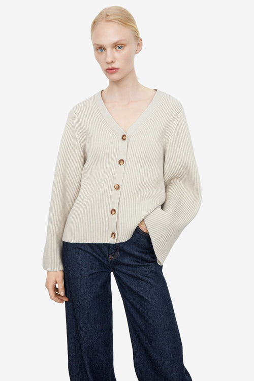 Lambswool Knit Cardigan