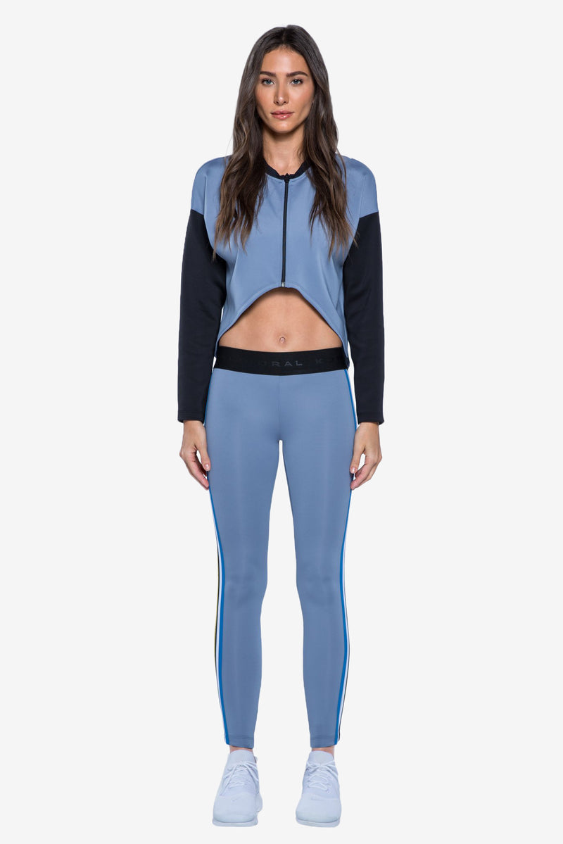 Rhys Mid Rise Legging - Nova Blue