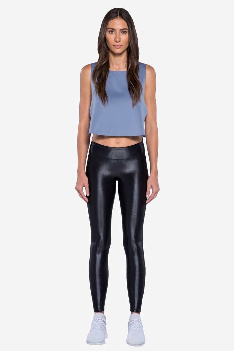 Toss Crop Top - Nova Blue