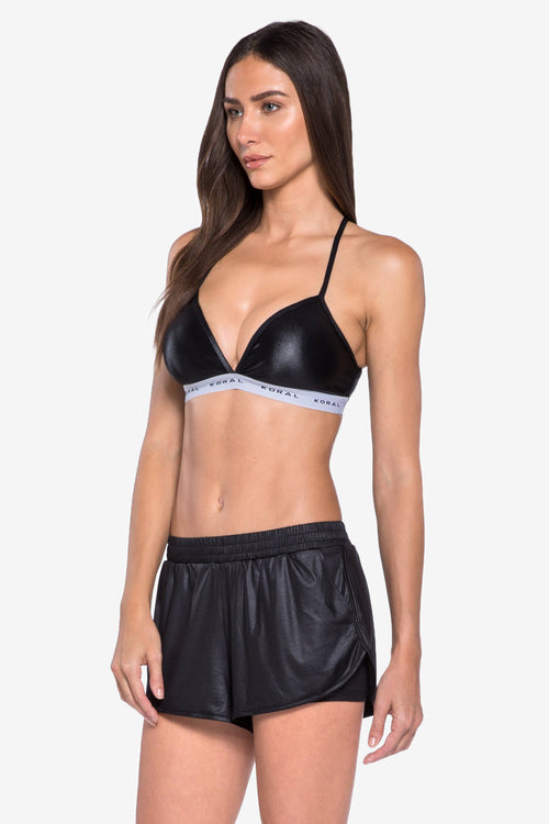 Maddox Sports Bra - Black/White