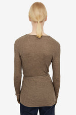 Cashmere Wrap Knit - Beige