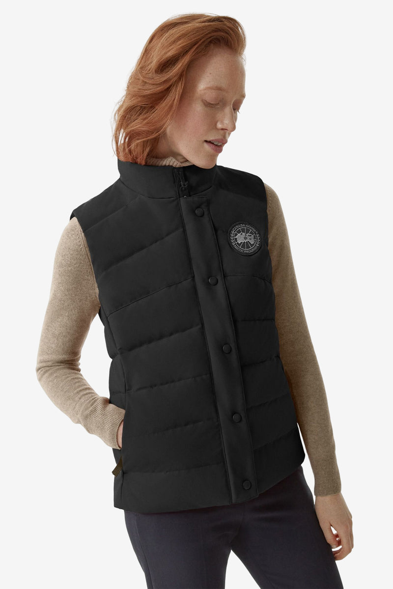 Canada goose freestyle best sale crew vest black label