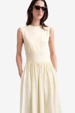 Sleeveless Cotton Tee Dress - Vanilla