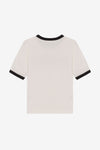 Ganni Fitted T-Shirt - Egret