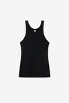 Curved Rib Tank - Black