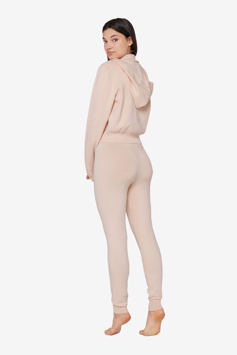 Ellipse Crop Hoodie - Cream Moonstone