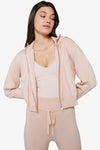 Ellipse Crop Hoodie - Cream Moonstone