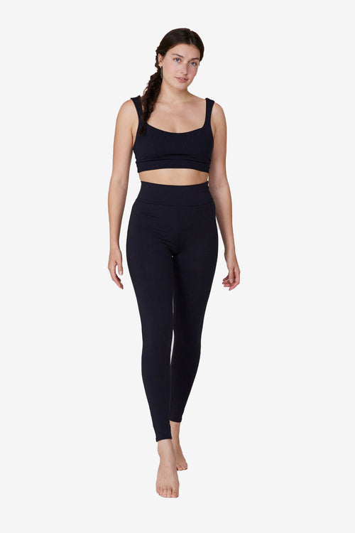 Tuxedo Legging - Black