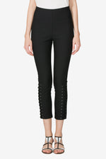 Back Zip Legging with Lacing Detail