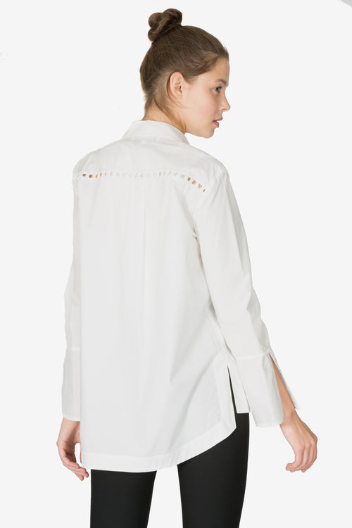 Bell Sleeve Button-Down Shirt