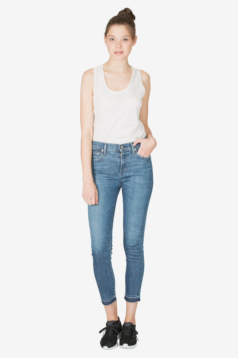 ROCKET CROP HIGH RISE SKINNY - HOTLINE