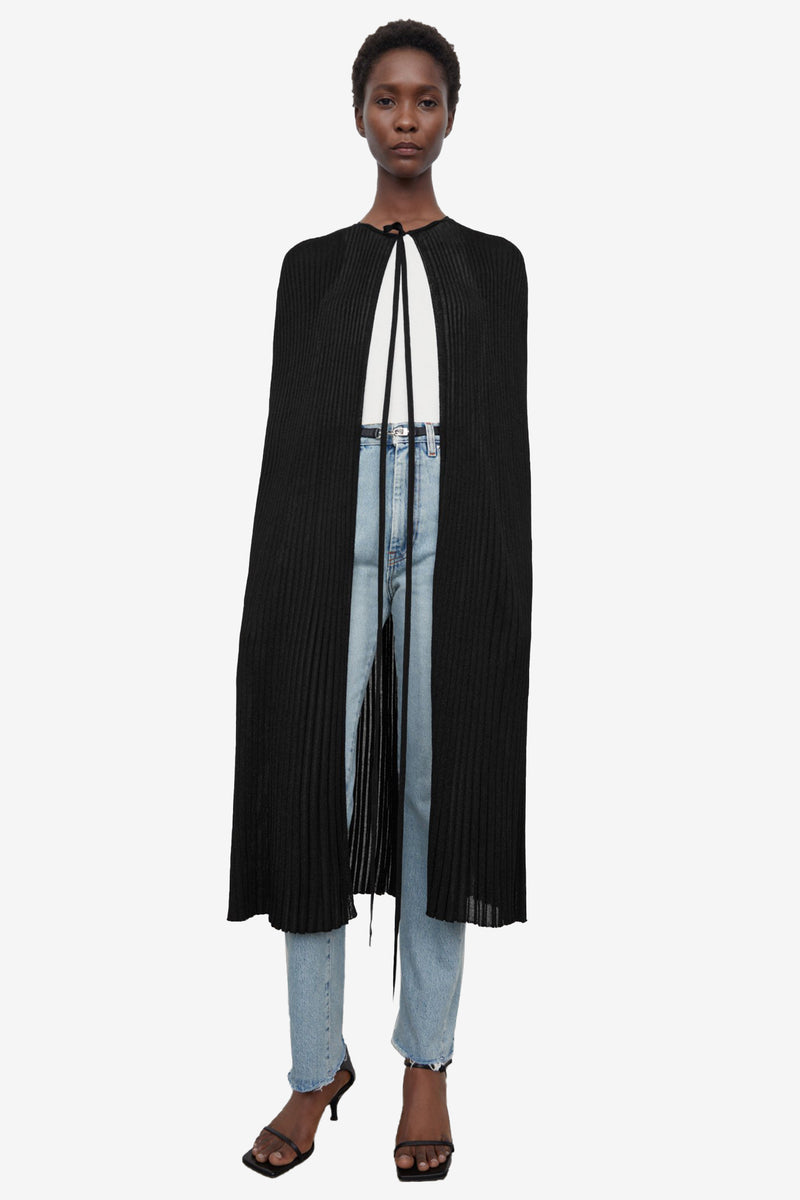 Knitted Drape Cape