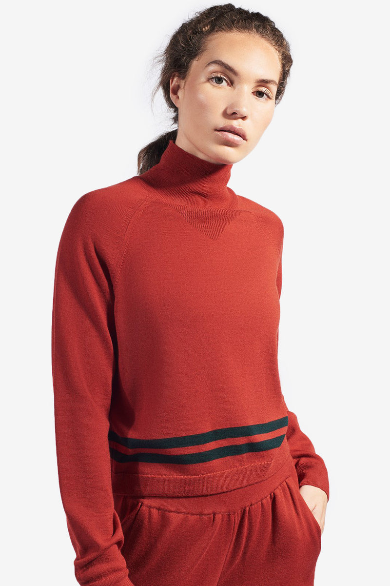 Arctic Knit - Dark Red