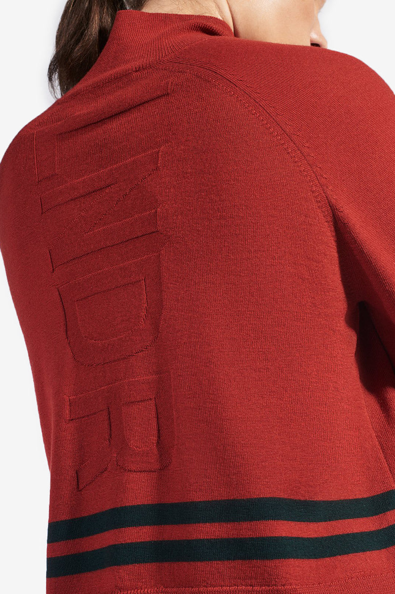 Arctic Knit - Dark Red
