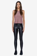 Crescent Crop Top - Marsala