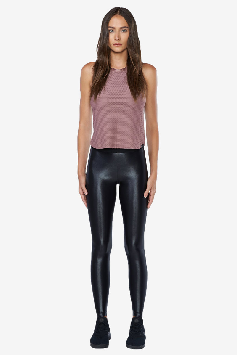 Crescent Crop Top - Marsala