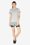 Run Double Short - Grey Marl