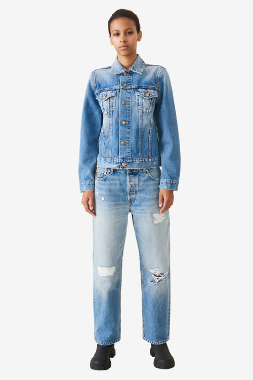 Overwashed Denim Jacket