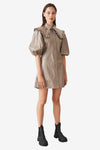 Lamb Leather Mini Dress