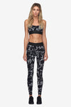 Camo Knockout Crop Legging - Black Camo/Black