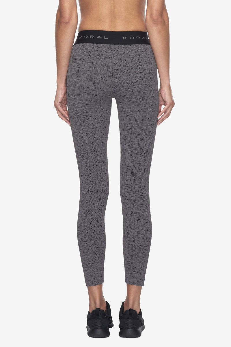 Knockout Cropped Legging - Steel/Black