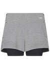 Run Double Short - Grey Marl