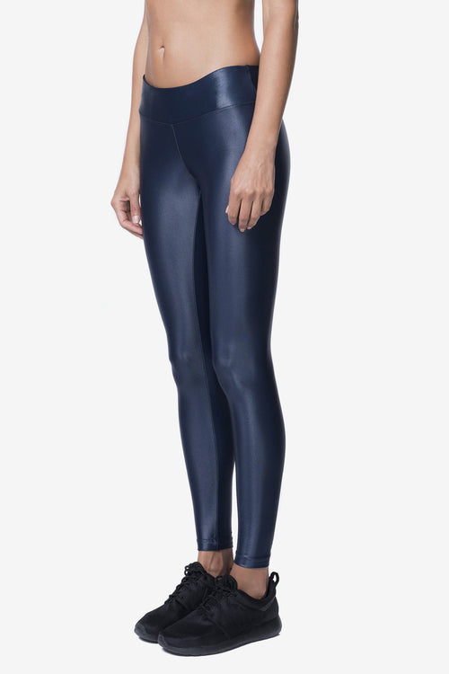 LUSTROUS LEGGING - MIDNIGHT BLUE