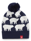 Multi Bear Beanie - Navy