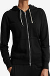Full Zip Hoodie - Black