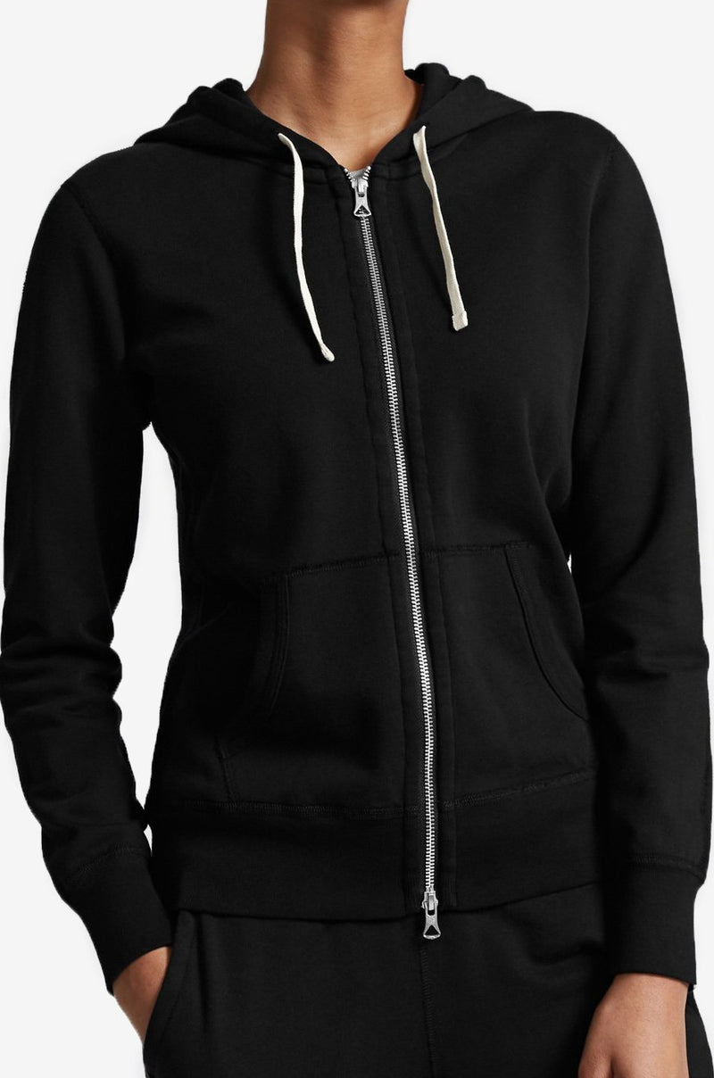 Women's black zip up sweater sale