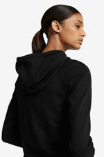 Full Zip Hoodie - Black