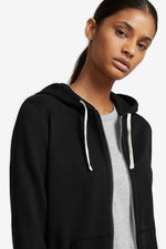 Full Zip Hoodie - Black