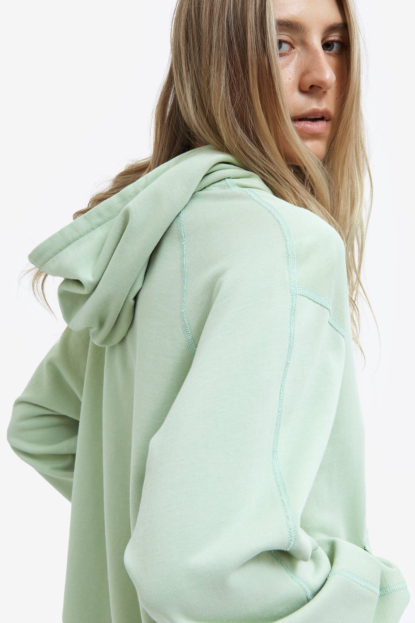 Lightweight Terry Relaxed Hoodie Cactus The Wondershop