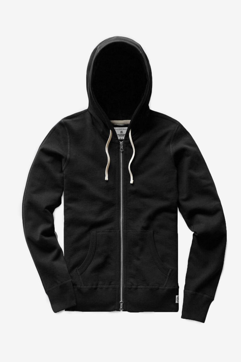 Full Zip Hoodie - Black