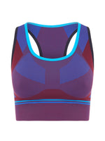 Hustle Sports Bra - Burgundy