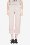 PARKER RELAXED CUFFED CROP - ROSE QUARTZ