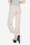 PARKER RELAXED CUFFED CROP - ROSE QUARTZ