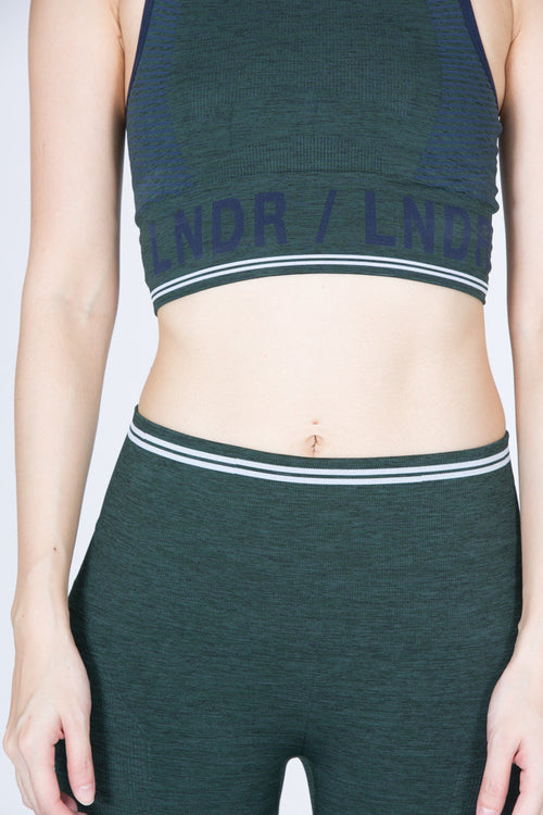 Aero.01 Sports Bra - Dark Green Marl