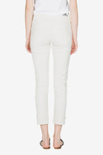 JAZMIN ANKLE CUFFED SLIM STRAIGHT - NATURAL