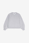 Puff Sleeve Sweatshirt - Grey